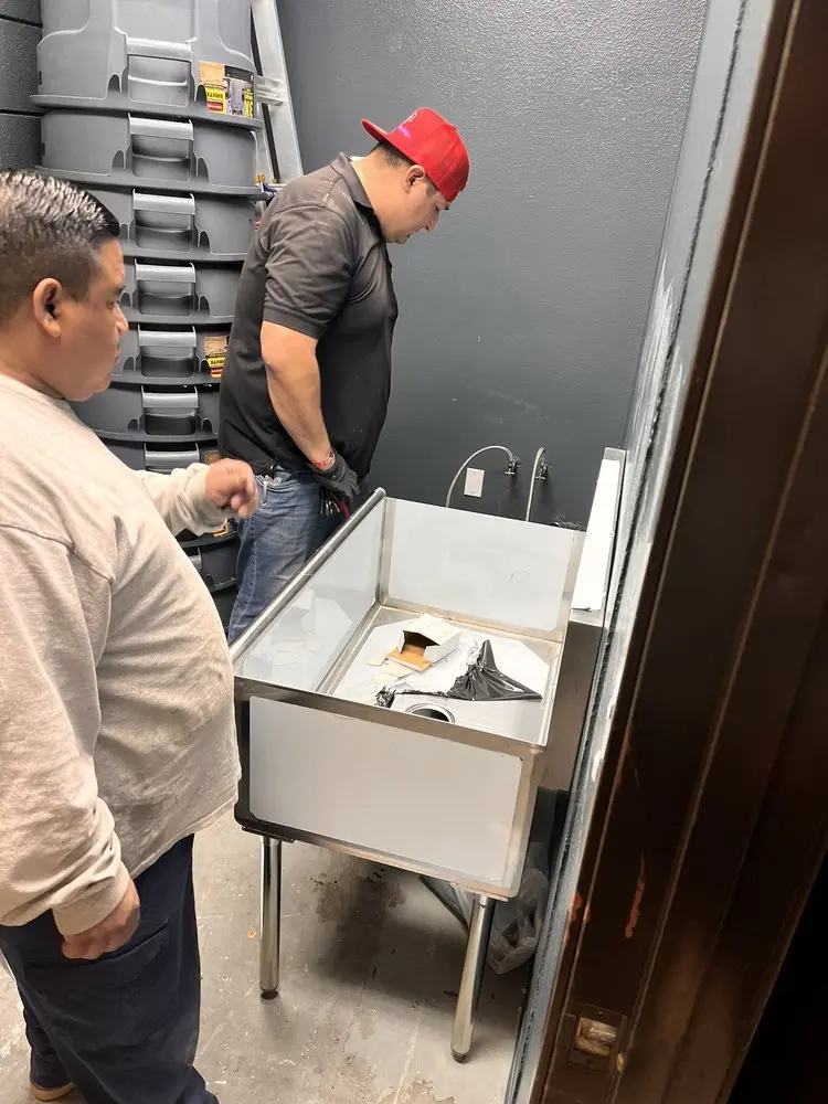 Commercial plumbing and sink installation in Wanamassa
